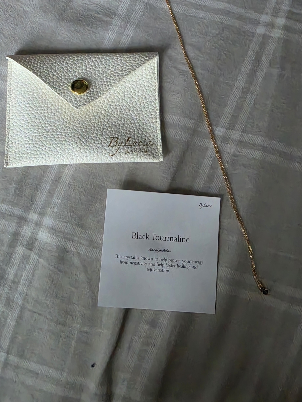 ByLucia Black Tourmaline Necklace